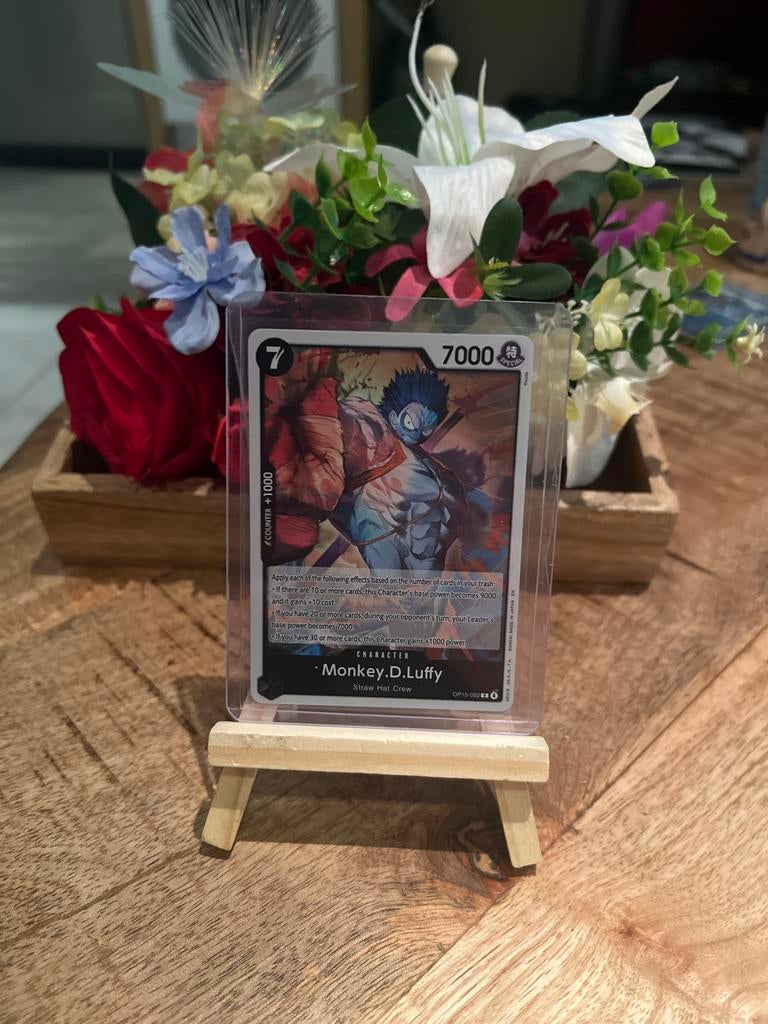One Piece Kaart Monkey D. Luffy OP15-092, Ophalen of Verzenden, Zo goed als nieuw, Losse kaart