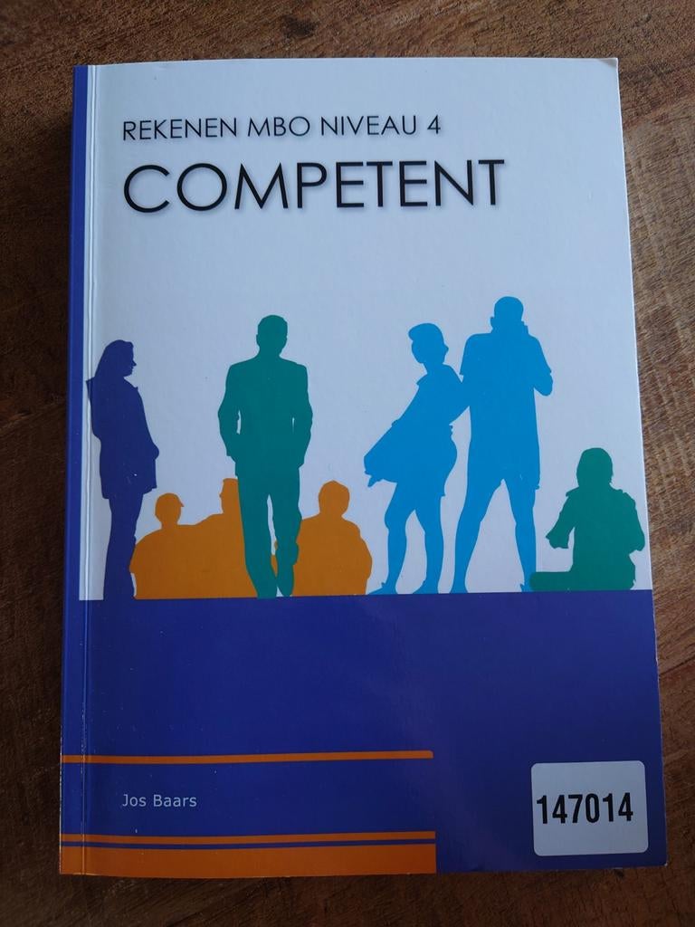 Competent rekenen MBO niveau 4, Jos Baars, Nieuw, Ophalen of Verzenden, MBO