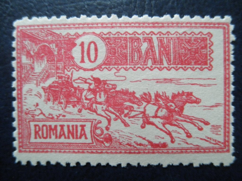 Postzegels Roemenië 1903 postkoets nr. 149 - cw. € 6,00 (*)., Ophalen of Verzenden, Overige landen