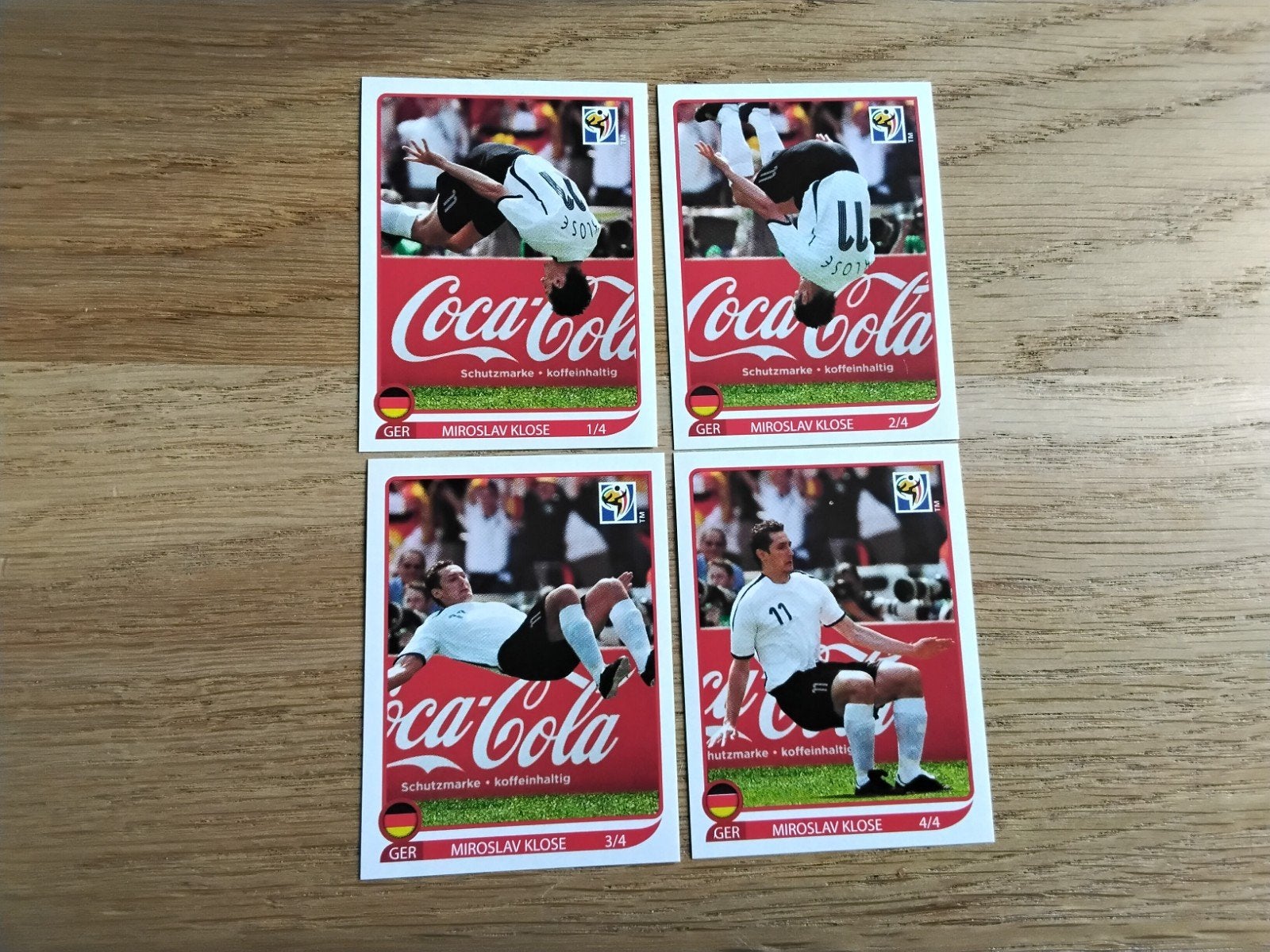Coca-Cola FIFA WK 2010 Miroslav Klose panini stickers, Ophalen of Verzenden, Zo goed als nieuw, Poster, Plaatje of Sticker