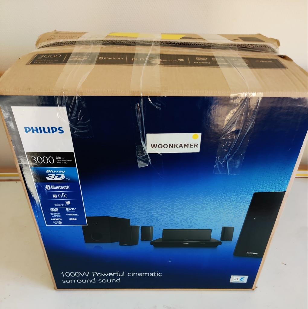 Philips 5.1 home cinema set (1000W) te koop, Ophalen, Gebruikt