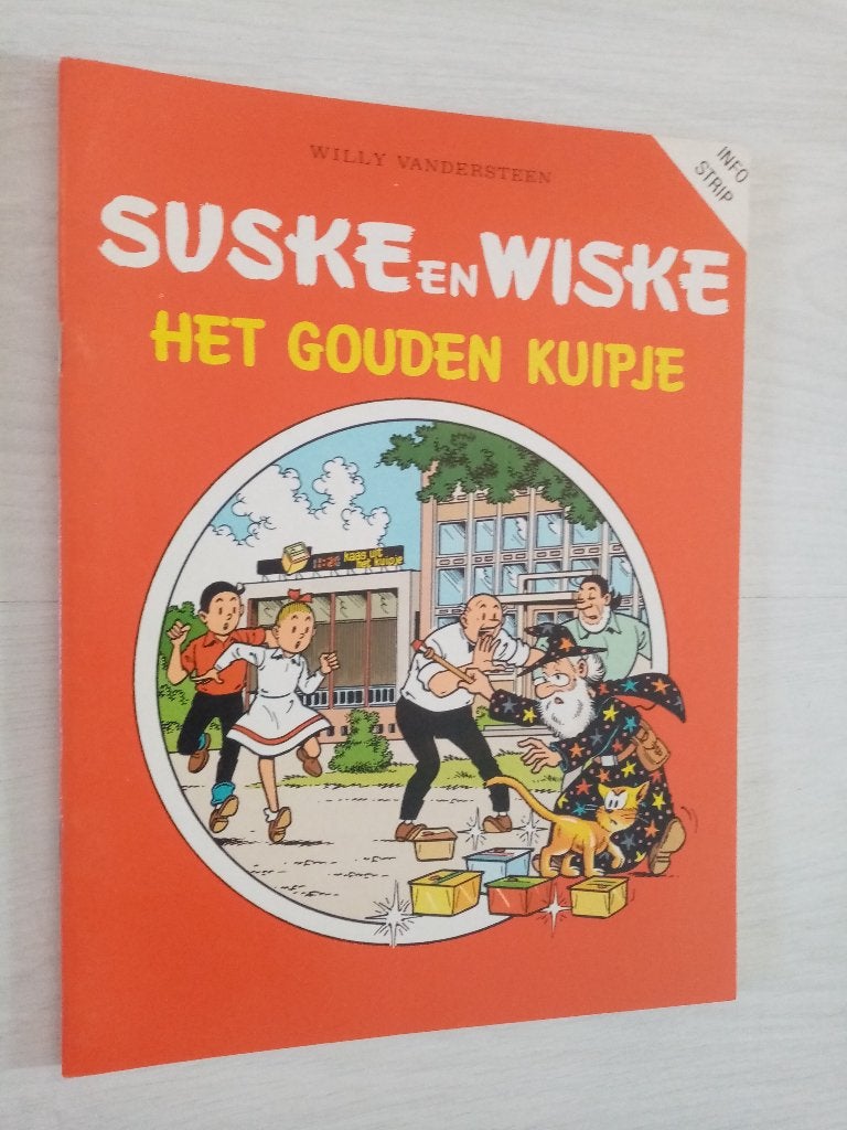 Suske en Wiske info strip Eru, Gelezen, Willy Vandersteen, Eén stripboek, Ophalen of Verzenden