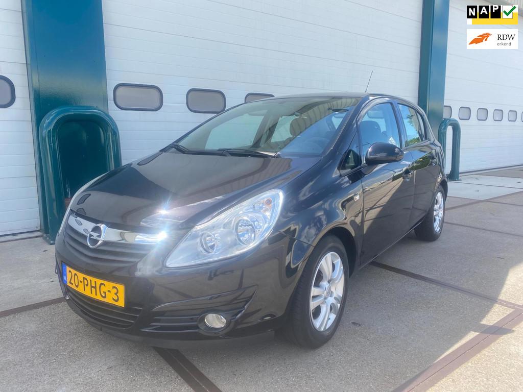 Opel Corsa 1.2-16V '111' Edition, Auto's, Voorwielaandrijving, Euro 5, Gebruikt, Zwart