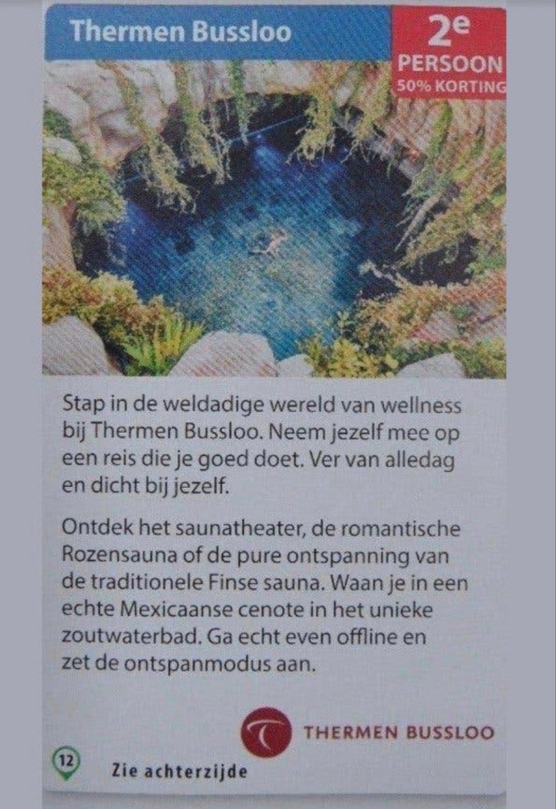 Kortingsbon Thermen Bussloo, Tickets en Kaartjes
