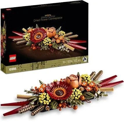 Legoset 10314 gedroogde bloemen, Lego, Nieuw, Ophalen of Verzenden, Icons