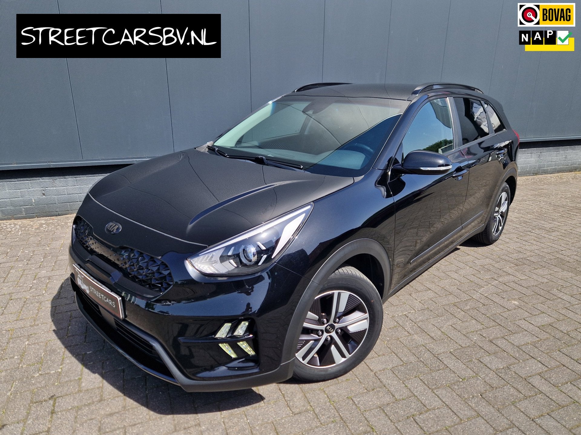 Kia Niro 1.6 GDi Hybrid DynamicLine 2e Eigenaar! Org NL!, Auto's, 12 maanden, Gebruikt, Euro 6, Leder en Stof