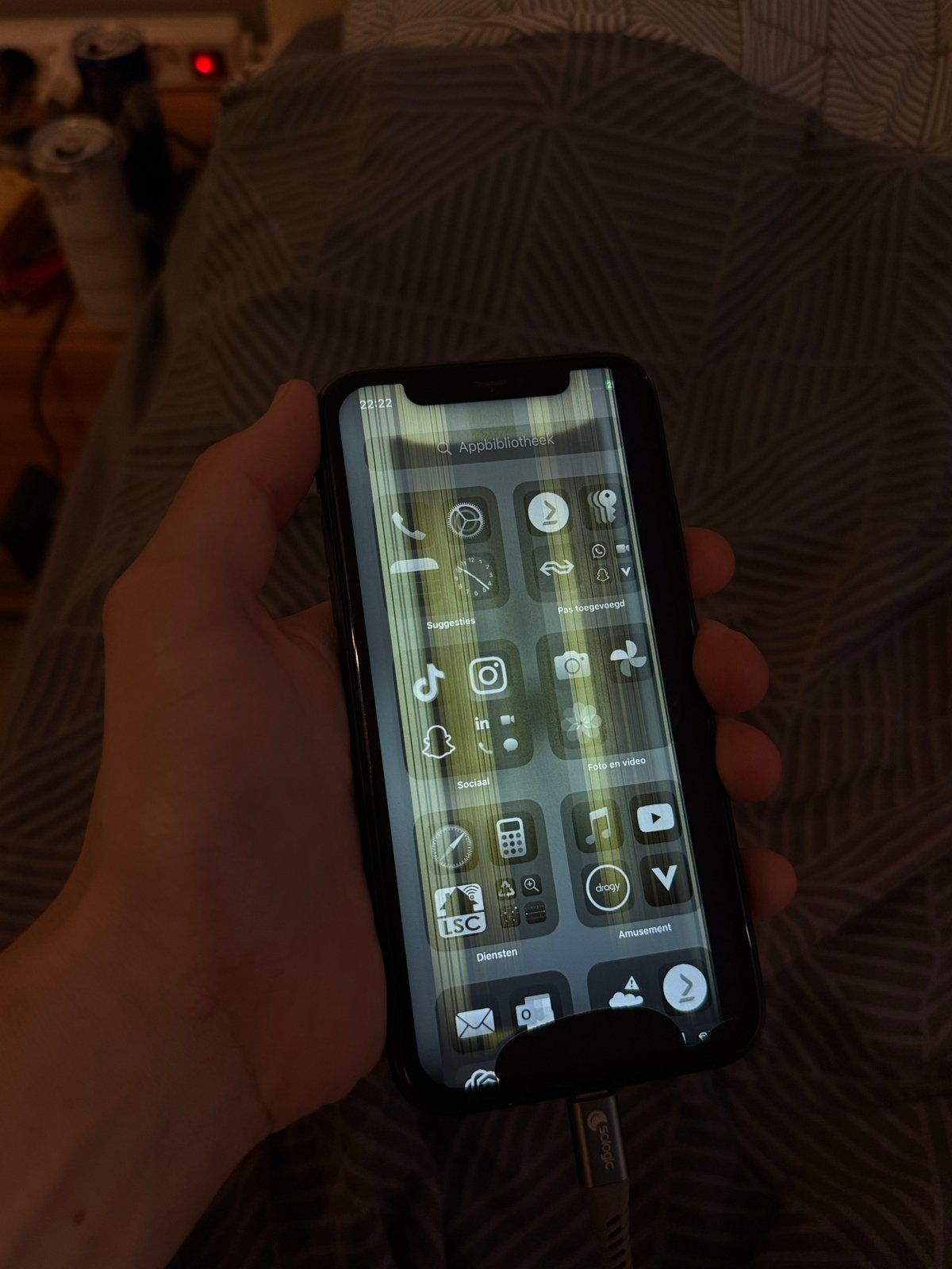 iPhone 11 Zwart - Scherm defect, Ophalen, Zwart, IPhone 11, 64 GB