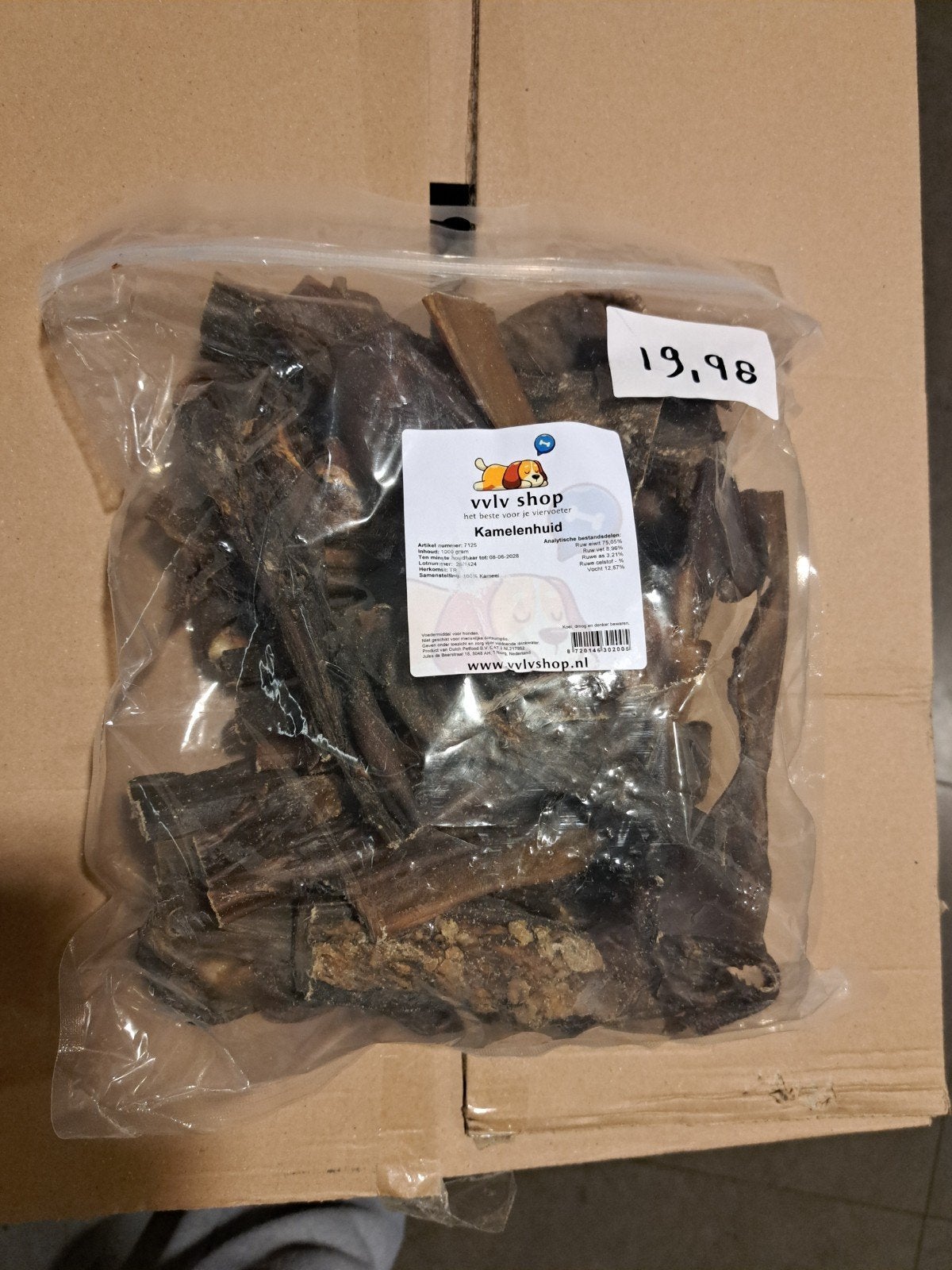 kamelenhuid 1 kg, Dieren en Toebehoren, Ophalen of Verzenden, Hond