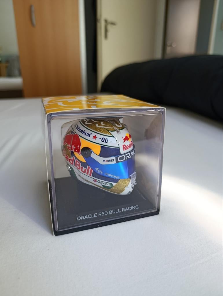 Max Verstappen 1:4 helm Brazilië 2025, Verzenden, Nieuw, 1:5 t/m 1:8, Auto