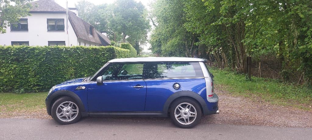 Mini Clubman 1.6 Cooper S  174 pk/128KW 2009 Blauw, Auto's, Mini, Voorwielaandrijving, 4 cilinders, Leder en Stof, Stationwagon