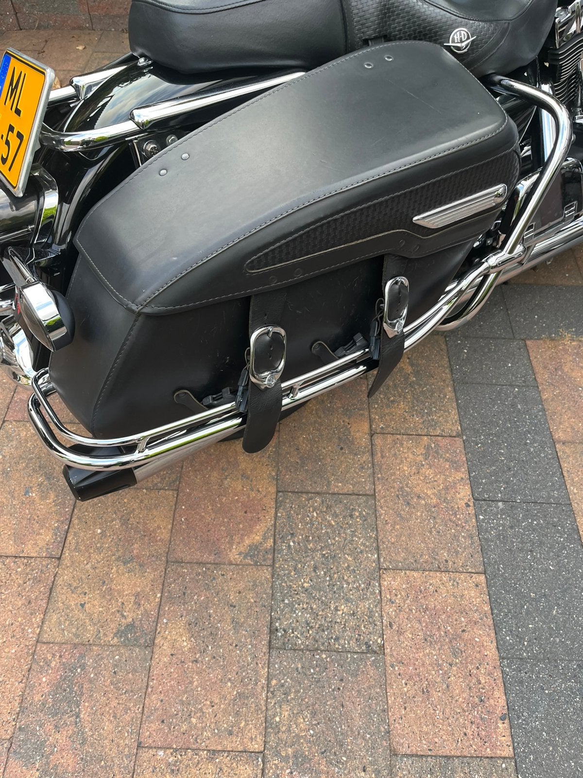 Originele harley koffers / zadeltassen – links & rechts, Ophalen, Gebruikt