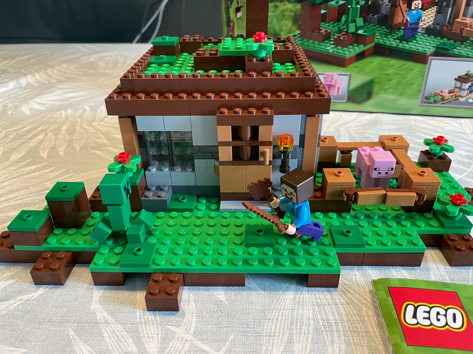 LEGO Minecraft De Eerste Nacht (21115), Kinderen en Baby's, Speelgoed | Bouwstenen, Ophalen of Verzenden, Gebruikt, Overige merken