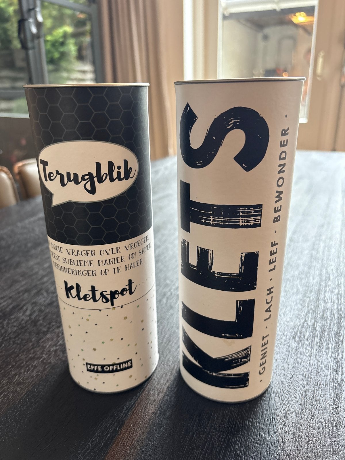 Kletspotten: Terugblik & Klets - Gezellige Gesprekken, Ophalen, Zo goed als nieuw