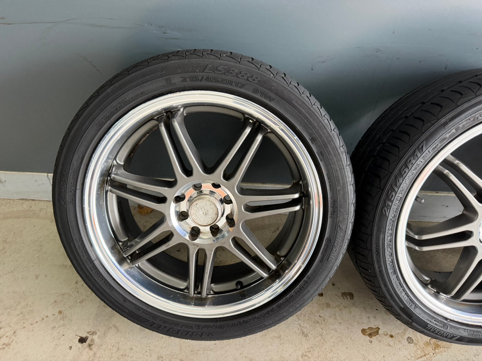Lenso 17 inch originele velgen Multisteek 4x100 4x108, Auto-onderdelen, Ophalen of Verzenden, 17 inch, Zomerbanden, Banden en Velgen