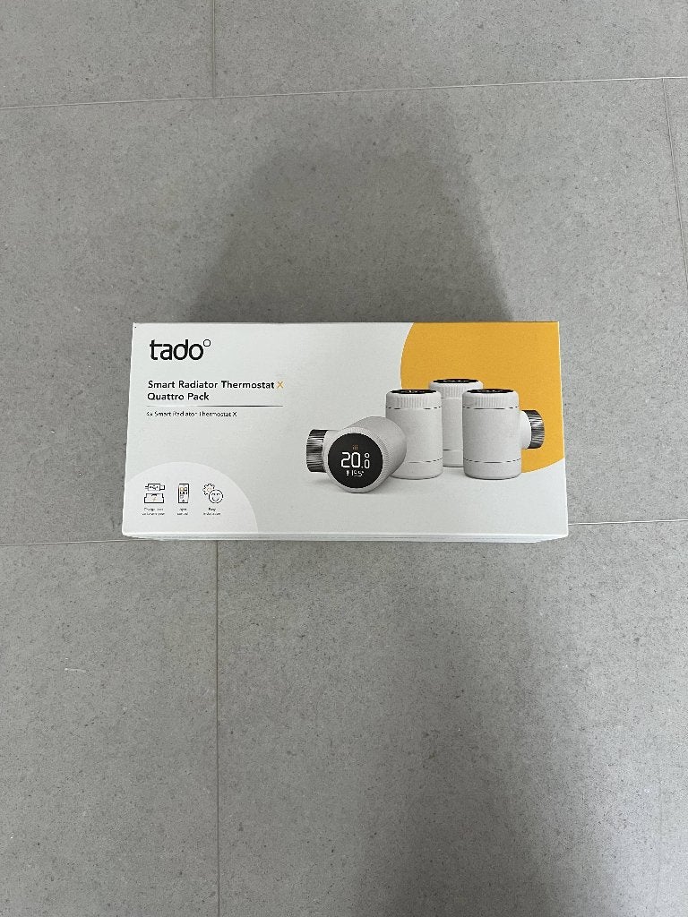 Tado X Radiatorknoppen x4 – Gloednieuw, ongeopend, Ophalen of Verzenden, Slimme thermostaat, Nieuw