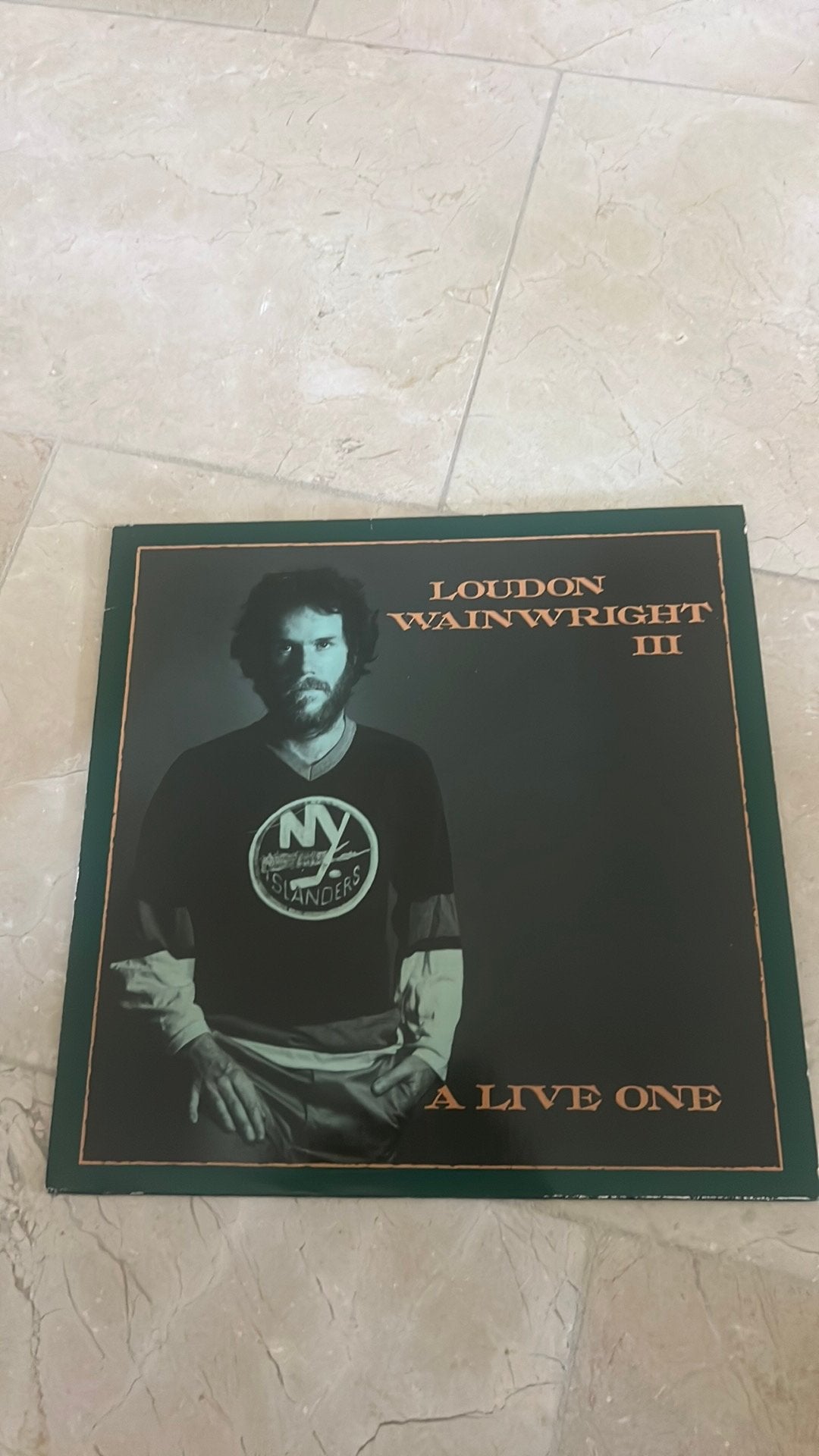 LP Loudon wainwright 3 a live one, Ophalen of Verzenden, Zo goed als nieuw, 12 inch, Poprock