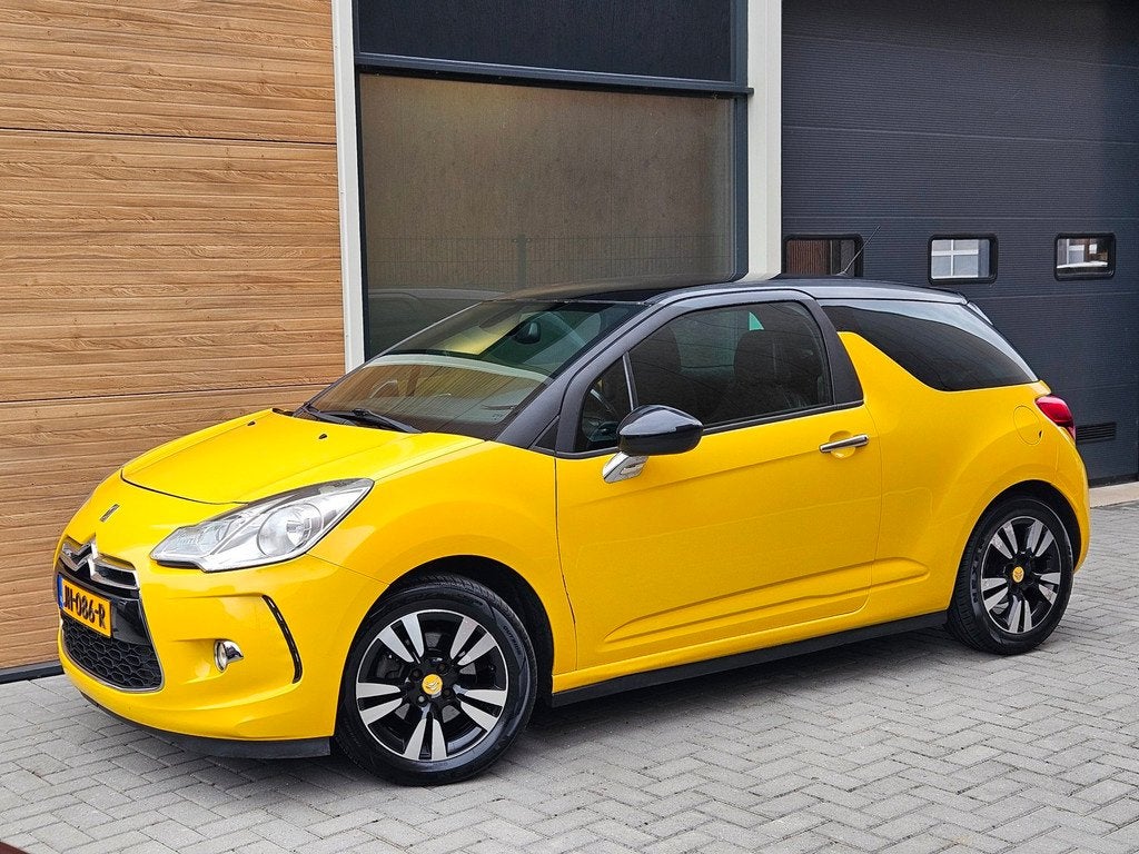 Citroen DS3 1.6 So Chic Airco Cruise PDC 16", Auto's, Citroën, Voorwielaandrijving, Euro 5, Stof, Zwart