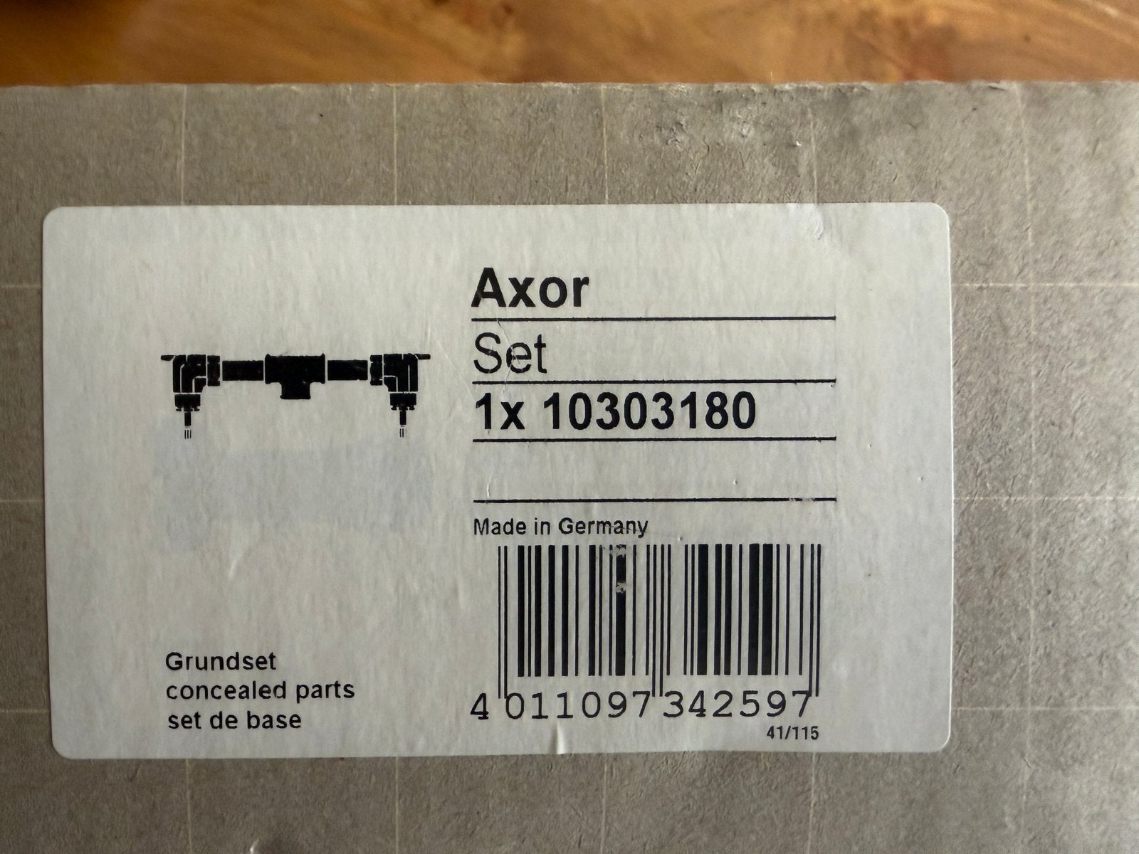 Hansgrohe  Axor inbouwdeel 10303180, Ophalen of Verzenden, Nieuw, Koper, Douche