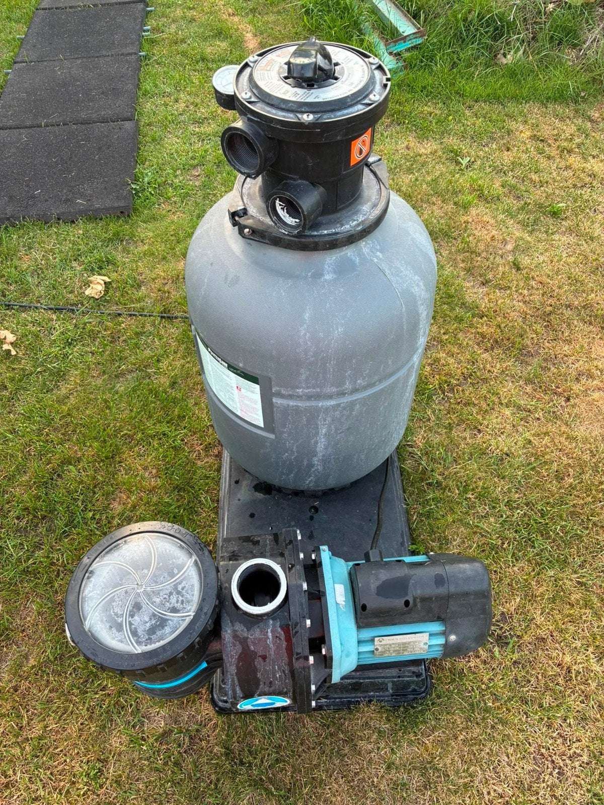 Zandfilterpomp 50m3 - Emaux SB10 Zwembadpomp, Ophalen of Verzenden, Gebruikt, Zwembadpomp