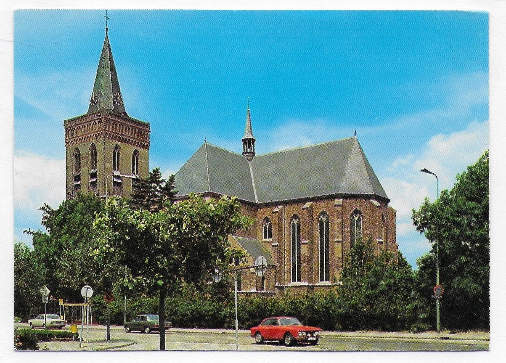 Ede Kerk ongelopen Ansichtkaart (B2733, Ophalen of Verzenden, 1980 tot heden, Ongelopen, Gelderland