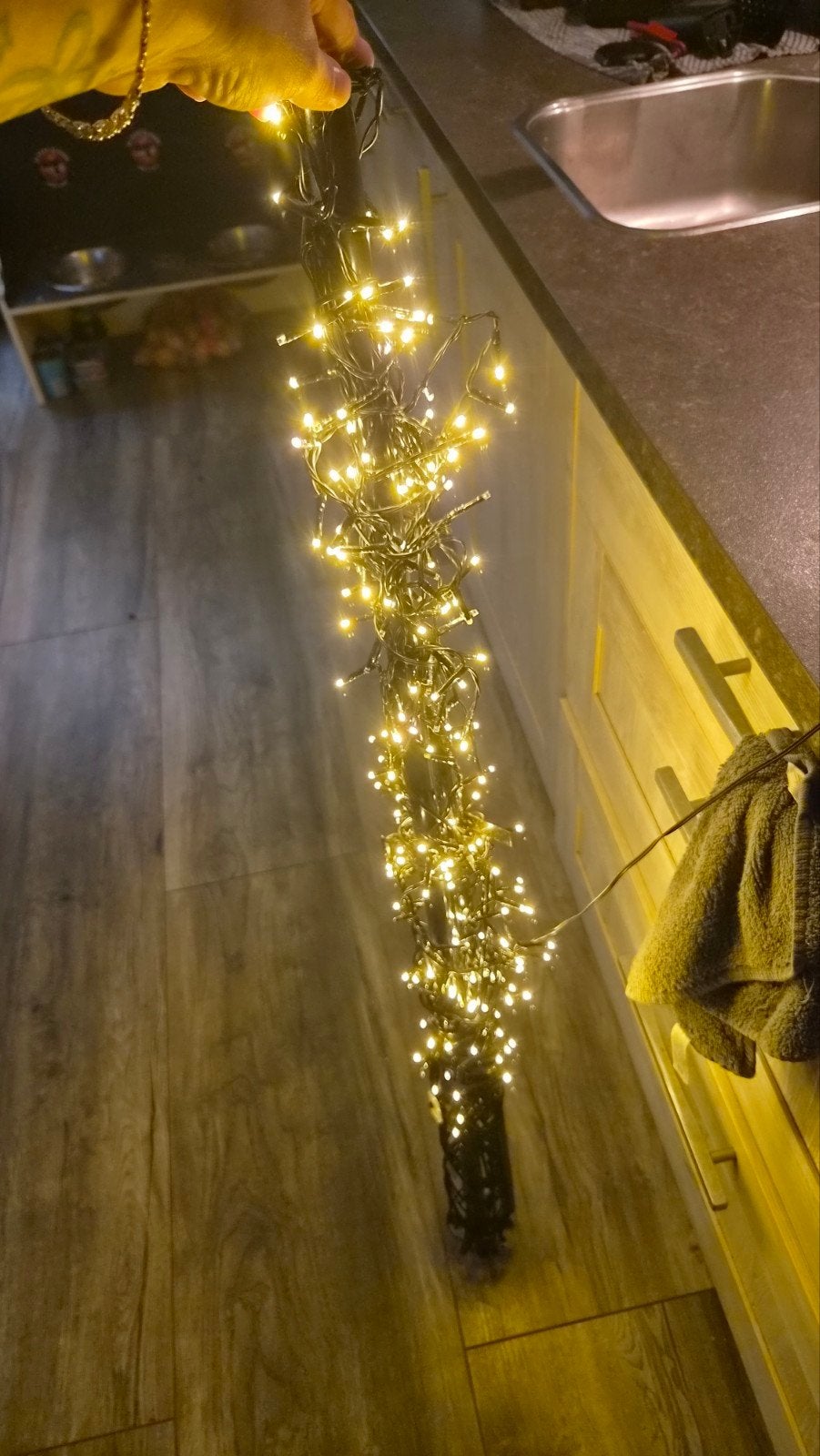 led kerstboo., Ophalen, Zo goed als nieuw