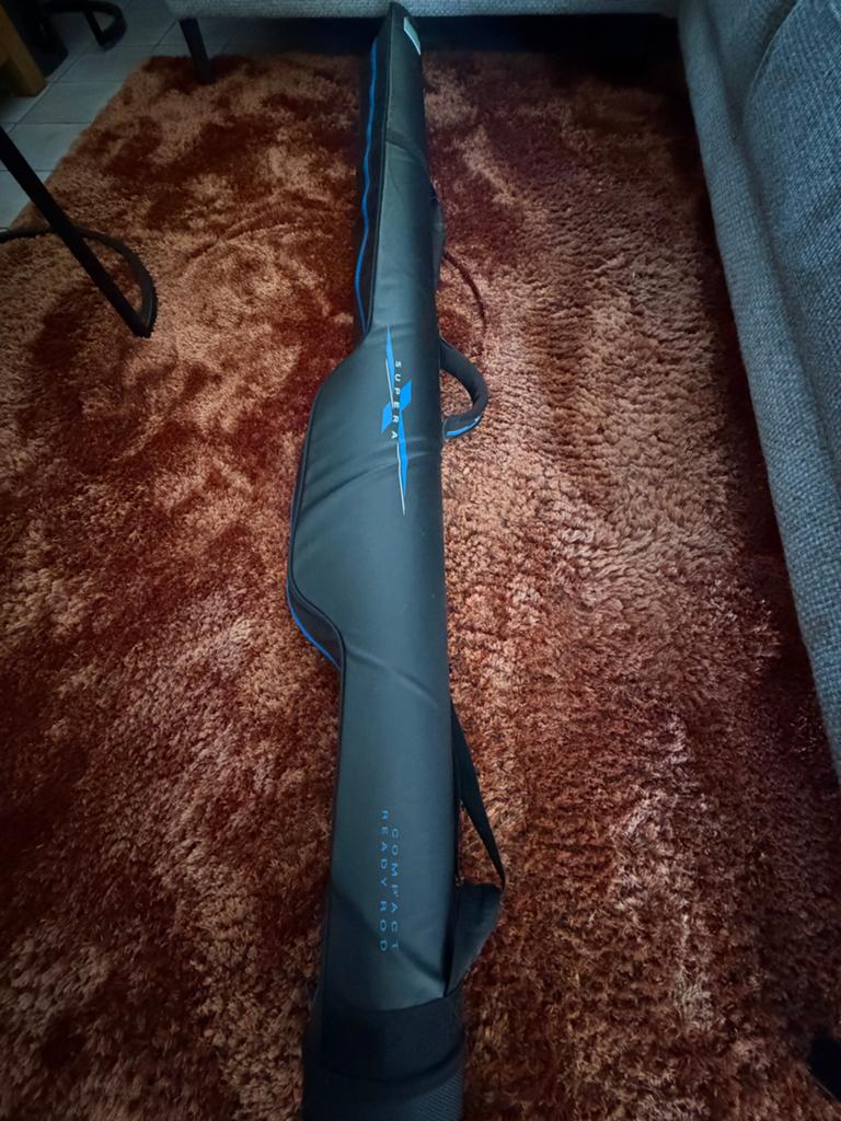 Complete  feederset met molen en foedraal Shimano preston, Ophalen of Verzenden, Zo goed als nieuw, Complete hengel