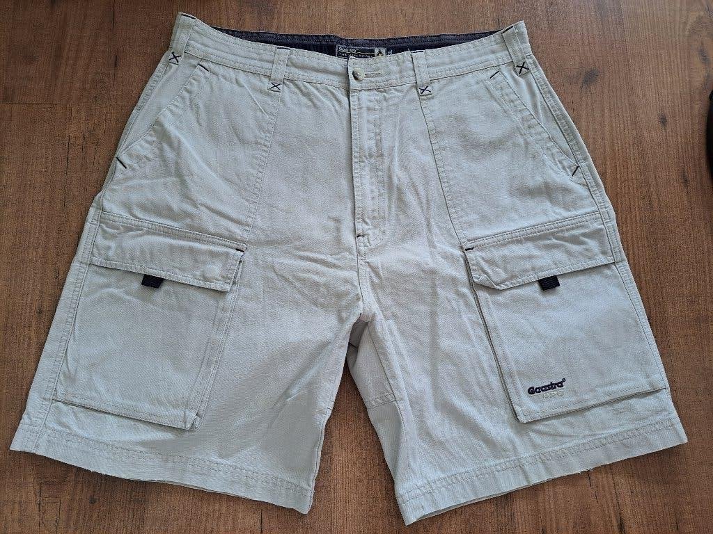 Gaastra PRO short korte broek, ZGAN, beige, XXL, Gaastra, Kort, Beige, Maat 46/48 (XL) of groter