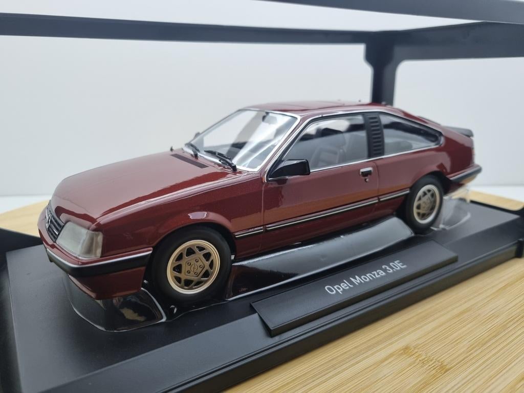 Norev Opel Monza 3.0 Donkerrood Metallic Limited Edition!, Auto, Nieuw, Norev, Ophalen of Verzenden