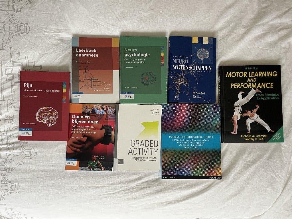 Studieboeken fysiotherapie / paramedische studie, Boeken, Diverse auteurs, Zo goed als nieuw, Beta, HBO