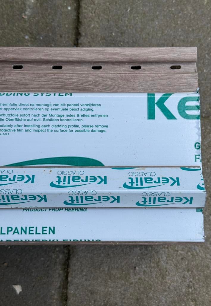 22m1 Keralit Sponningdeel 143 - Taupe eiken (2814), Ophalen, Kunststof, Overige typen, Nieuw