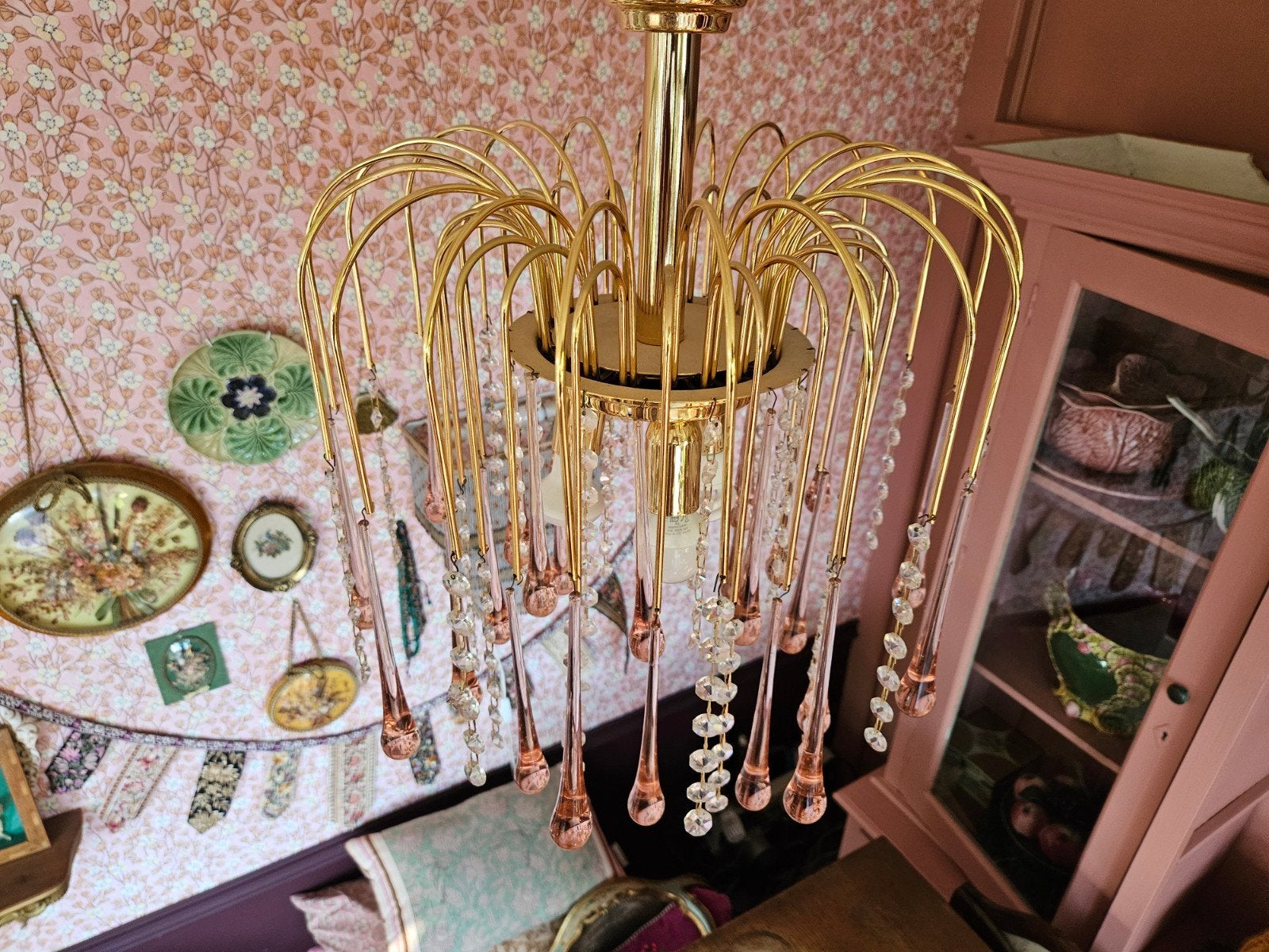 Prachtige murano teardrop kroonluchter ** WEG=WEG**, Huis en Inrichting, Ophalen of Verzenden, Gebruikt