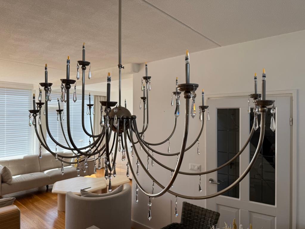 Swarovski Kroonluchter, Huis en Inrichting, Lampen | Kroonluchters, Ophalen, Zo goed als nieuw