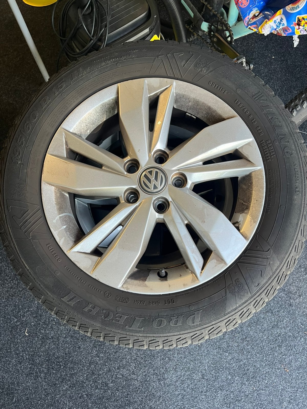 4 autobanden auto banden incl velgen volkswagen polo 2018, Ophalen