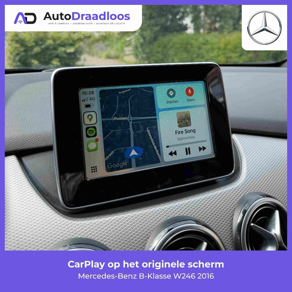 Mercedes B-Klasse W246 Apple CarPlay / Android Auto inbouwen, Auto diversen, Autonavigatie, Ophalen of Verzenden