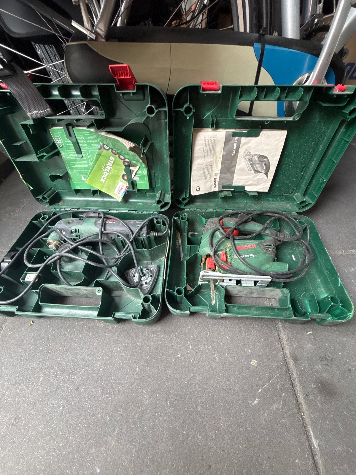 Deco en Multi-tool op snoer - Werken goed, Ophalen, Gebruikt, Multitool, Bosch