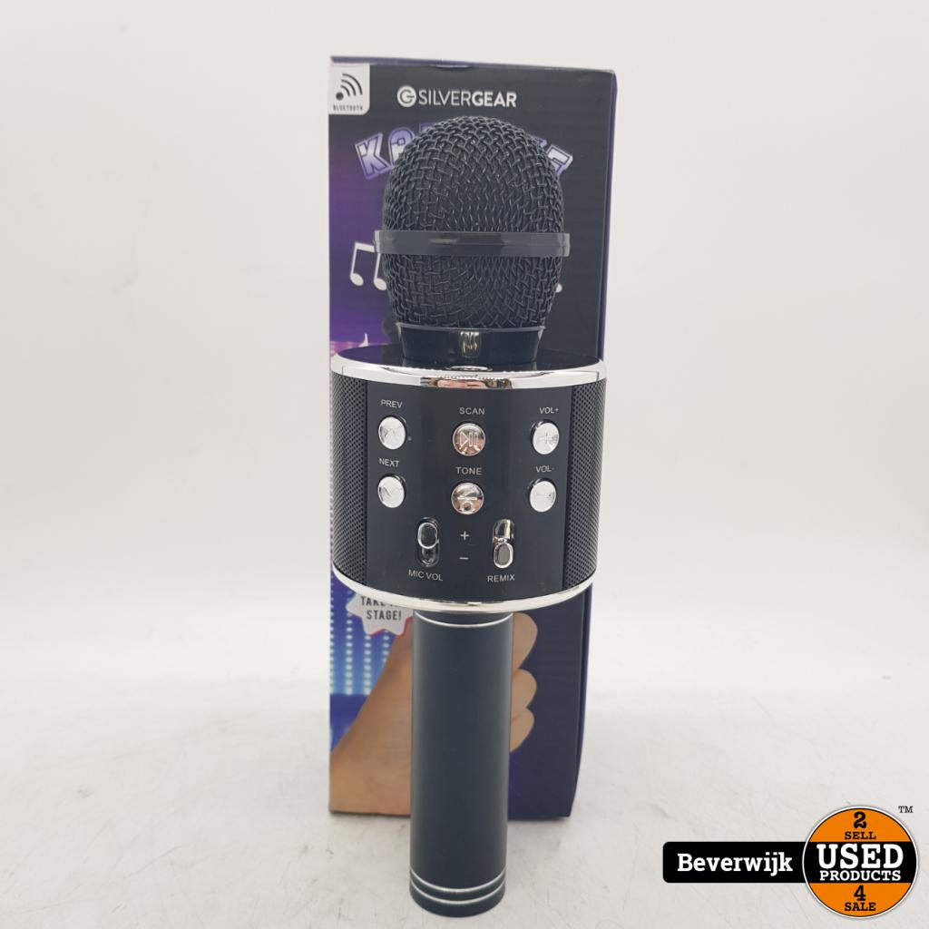 Silvergear Karaoke Microphone - In Goede Staat, Muziek en Instrumenten, Microfoons, Zo goed als nieuw