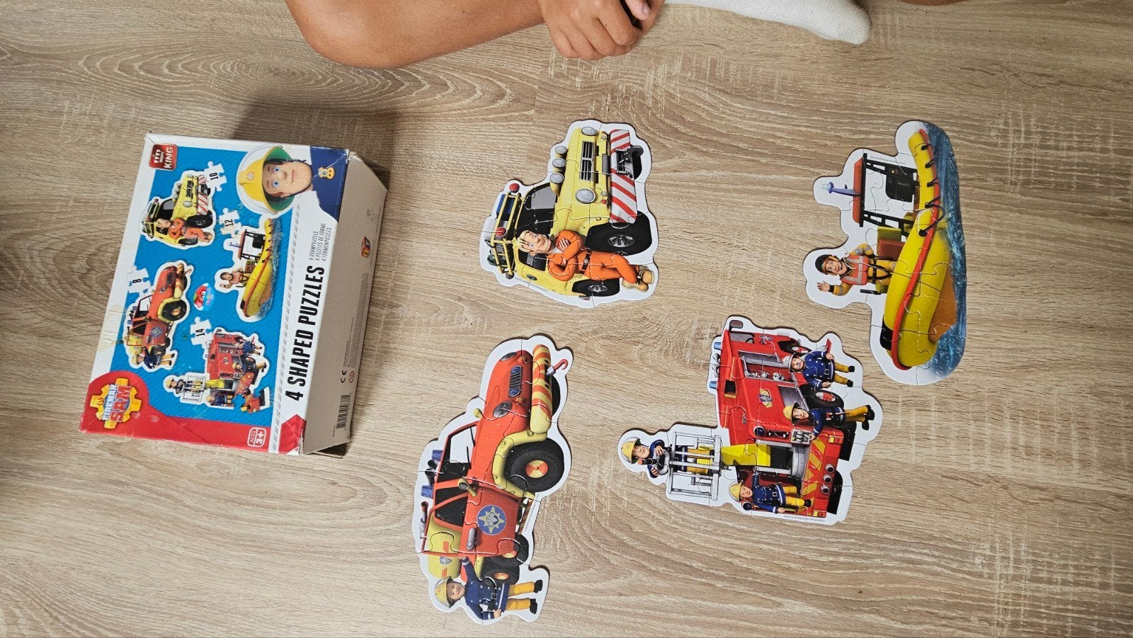 Brandweerman Sam puzzels (4 stuks), Ophalen