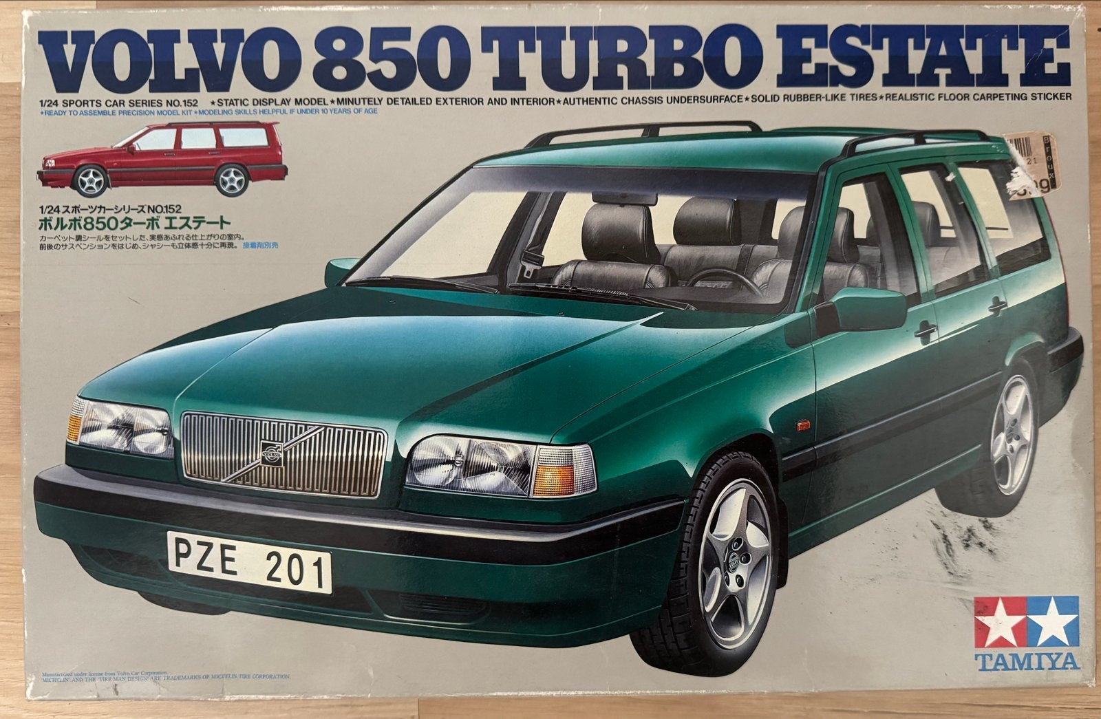Tamiya Volvo 850 Turbo Estate, Hobby en Vrije tijd, Modelbouw | Auto's en Voertuigen, Auto, 1:32 tot 1:50, Nieuw, Ophalen of Verzenden
