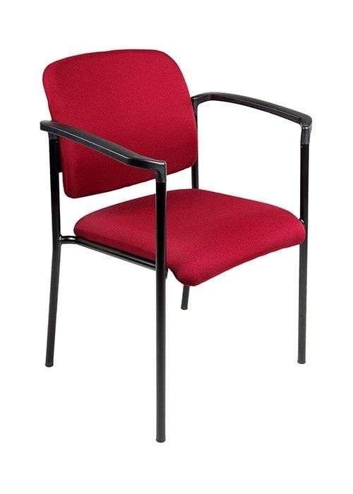 Vergaderstoel Bolzano Ruby rood - Extra goedkoop!!!, Ophalen of Verzenden, Vergarderstoel, Vijf, Zes of meer stoelen, Rood