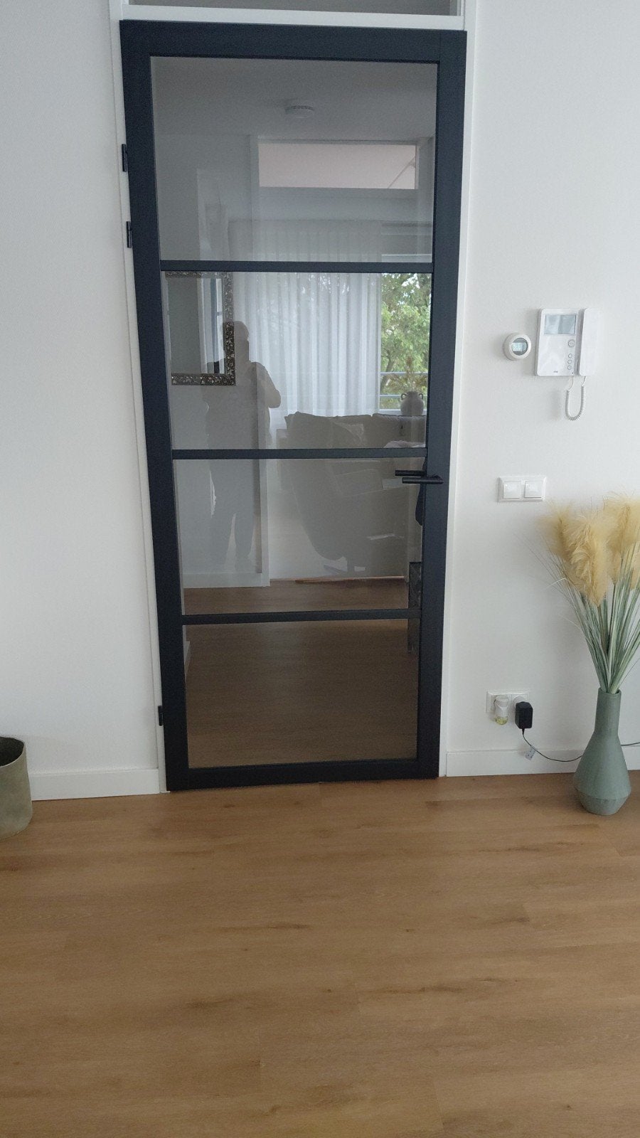 Nieuwe Svedex Nova Design deur met glas zwart!!!, Ophalen, 215 cm of meer, Binnendeur, Nieuw