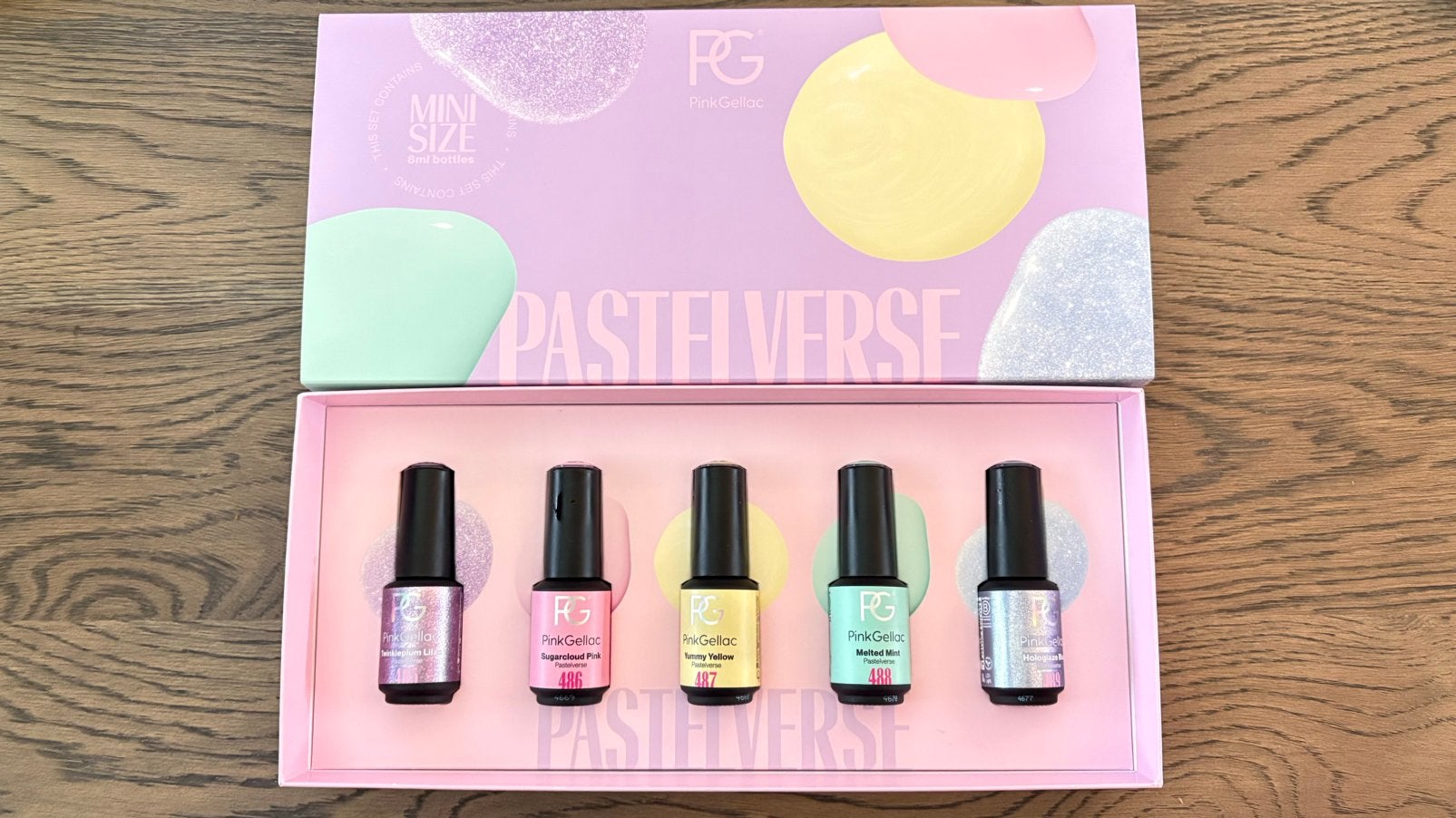 Pink Gellac Pastelverse Miniset, Verzenden, Zo goed als nieuw, Handen en Nagels