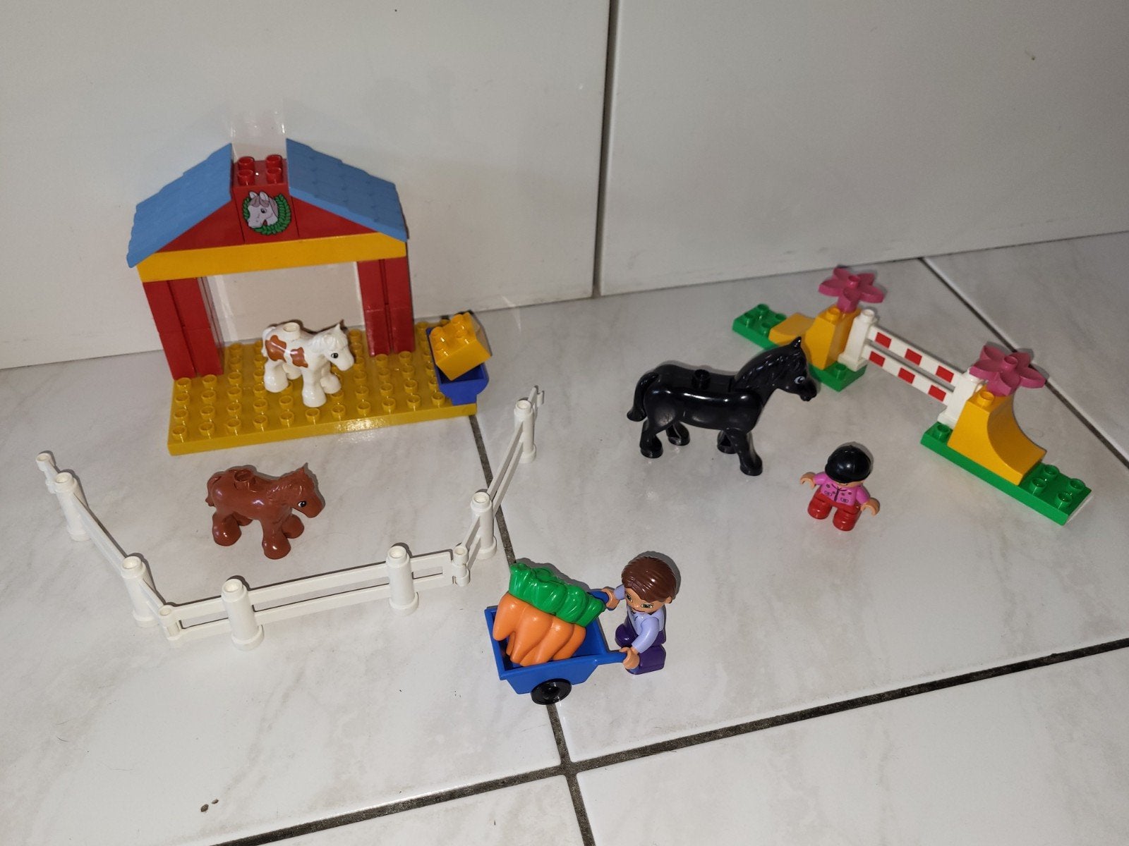 Duplo pony paarden set, Gebruikt, Ophalen of Verzenden, Duplo, Duplo