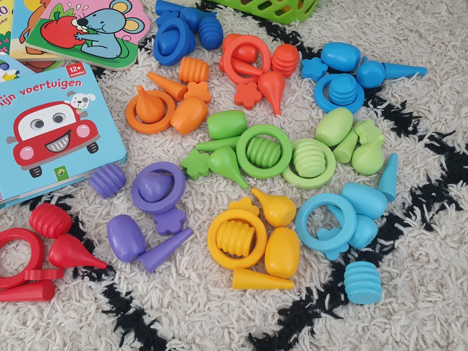 IN MOOIE STAAT! ✨️ creatief uitdagend pakket Montessori, Kinderen en Baby's, Speelgoed | Houten speelgoed, Ophalen of Verzenden