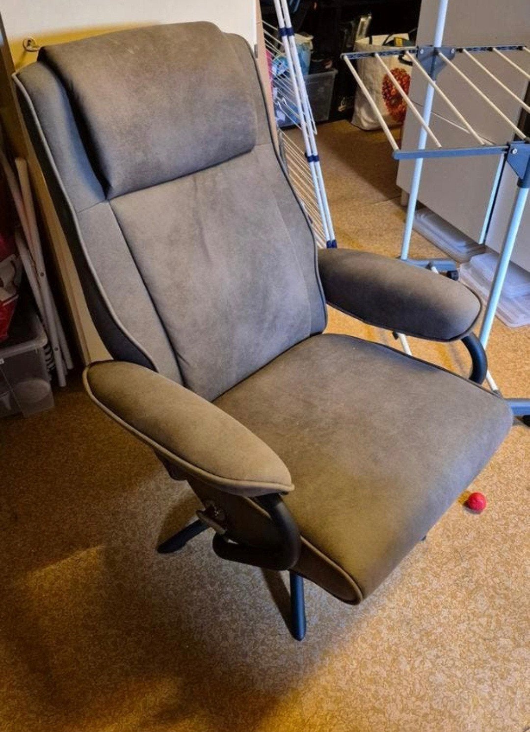 draaibare grijs/taupe kleurige stoel, Ophalen
