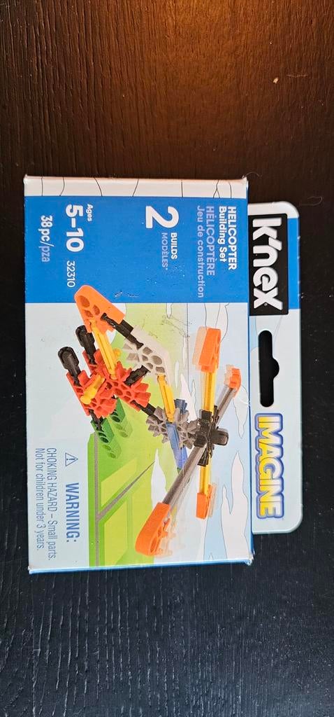 K'nex Helicopter Bouwset - Compleet, Ophalen of Verzenden, Zo goed als nieuw, K'nex