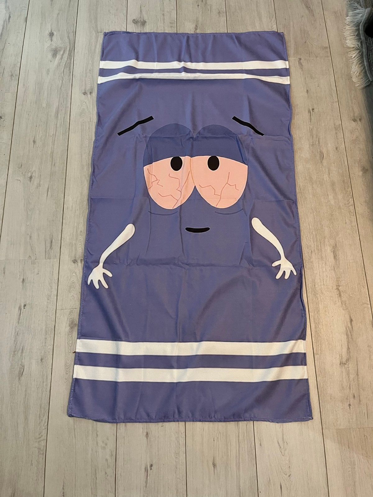 Towelie South park Badlaken - 70140cm, Blauw, Overige merken, Handdoek, Nieuw