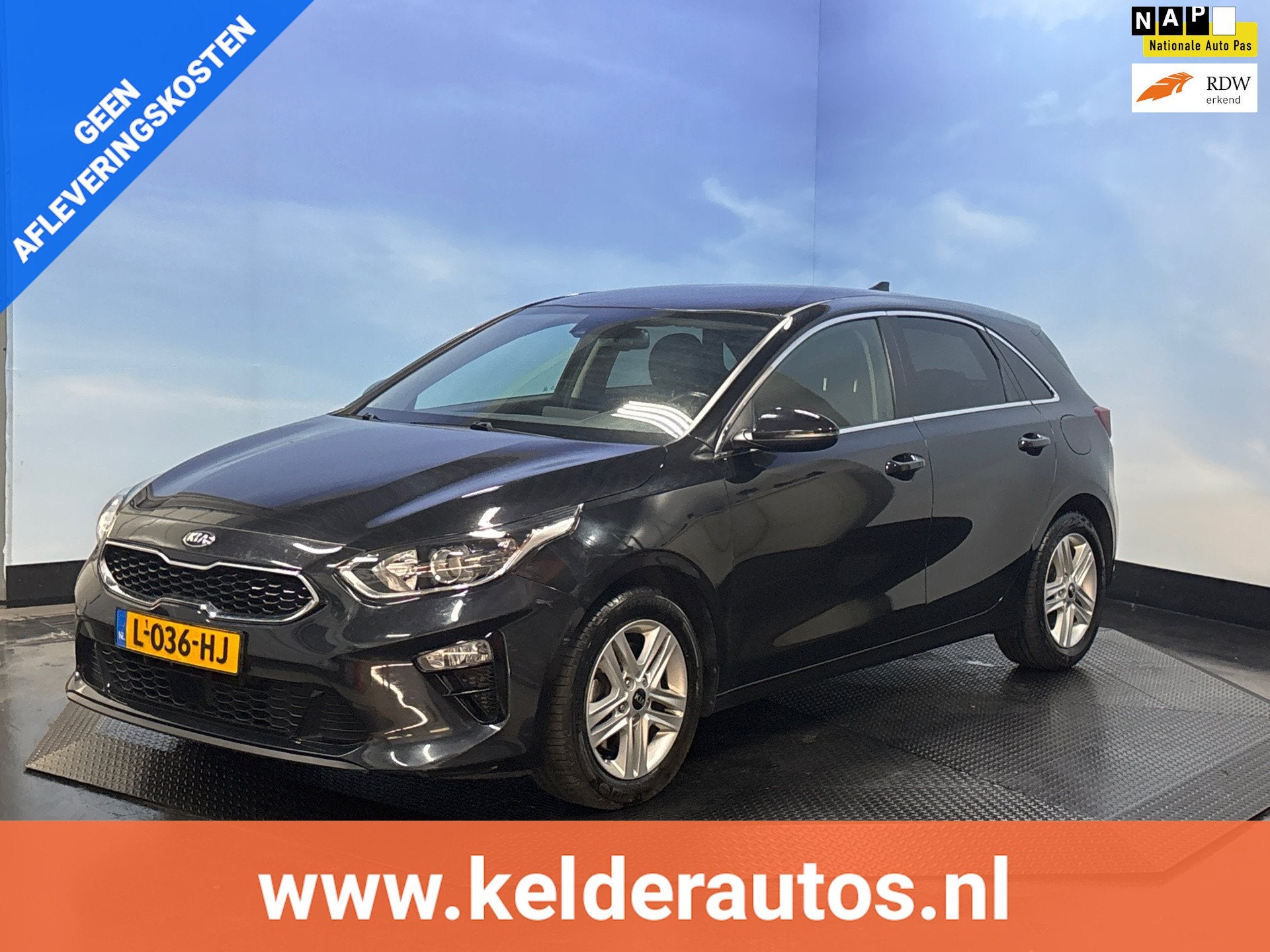 Kia Ceed 1.0 T-GDi DynamicPlusLine Navi | Clima |Camera |Sto, Voorwielaandrijving, Gebruikt, Euro 6, Leder en Stof