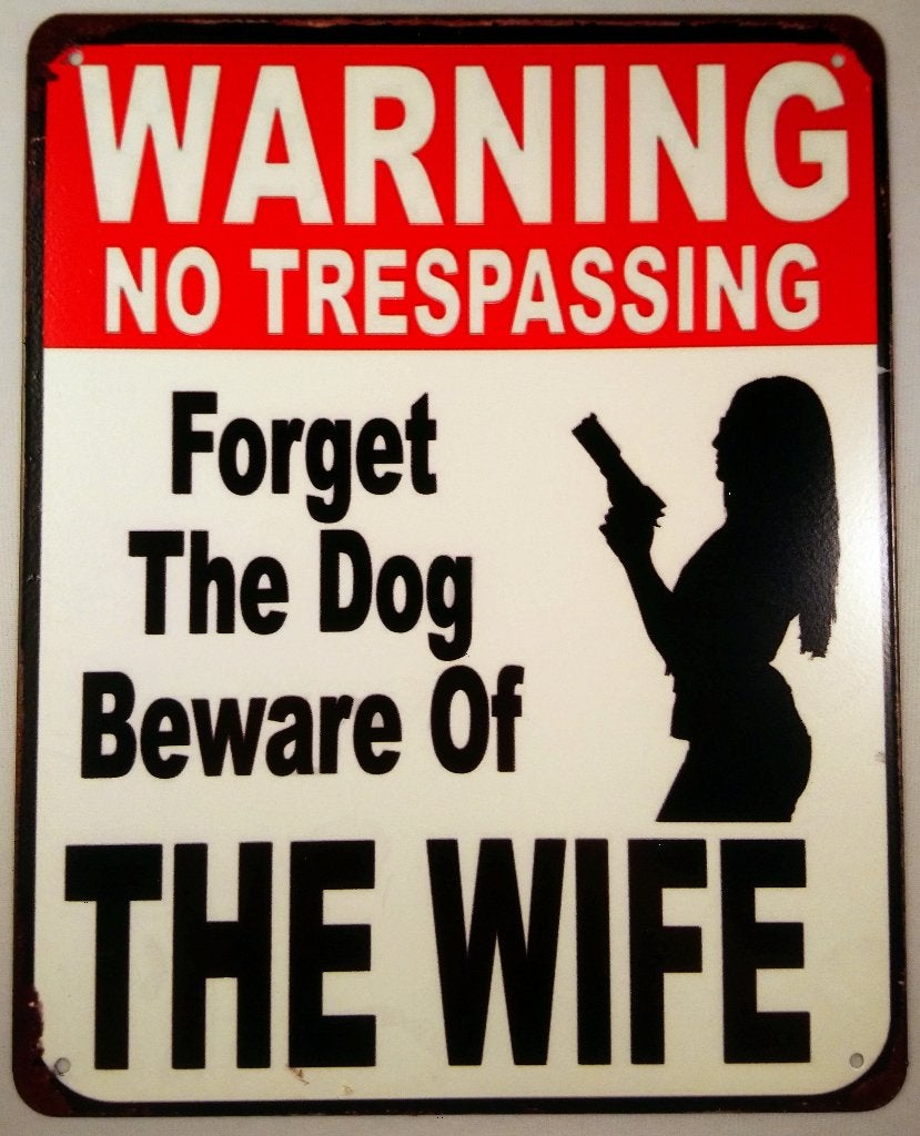 Metalen Wandbord Decoratie - Dad's Garage & Warning, Ophalen of Verzenden