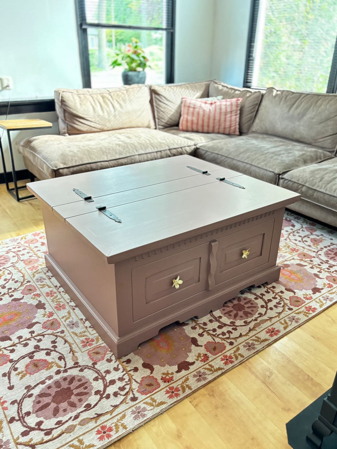 Salontafel/kist, Ophalen, Zo goed als nieuw, 50 tot 100 cm, Minder dan 50 cm