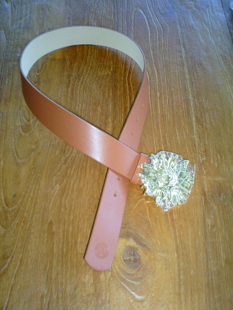 NIEUW __ leren riem van CAROLINE BISS, 80 tot 90 cm, Verzenden, Echt leder, Nieuw